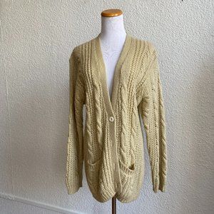 VINTAGE CREAM COZY CARDIGAN
